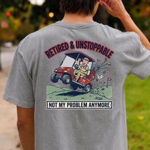 Retired & Unstoppable Golf Tee