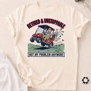 Retired & Unstoppable Golf Tee