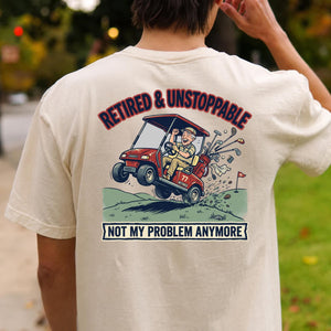 Retired & Unstoppable Golf Tee
