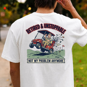 Retired & Unstoppable Golf Tee