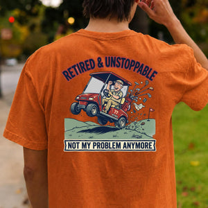 Retired & Unstoppable Golf Tee