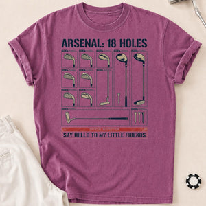 Say Hello To My Little Friends Arsenal Golf Tee