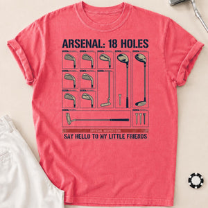 Say Hello To My Little Friends Arsenal Golf Tee