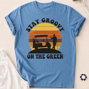 Stay Groovy On The Green Golf Tee
