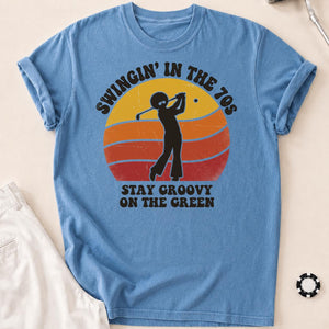 Swingin In The 70s Stay Groovy On Green