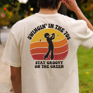 Swingin In The 70s Stay Groovy On Green