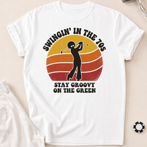Swingin In The 70s Stay Groovy On Green