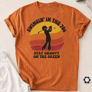 Swingin In The 70s Stay Groovy On Green
