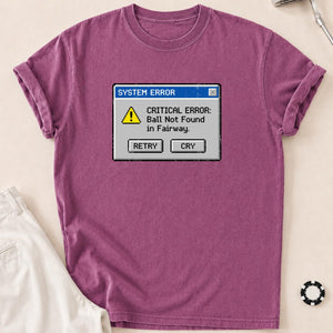 System Error Ball Not Found