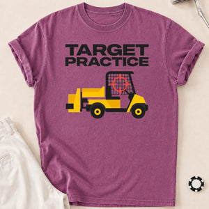 Target Practice Forklift Crosshair Golf Tee