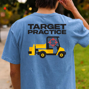 Target Practice Forklift Crosshair Golf Tee