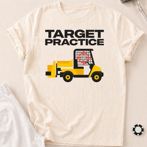 Target Practice Forklift Crosshair Golf Tee