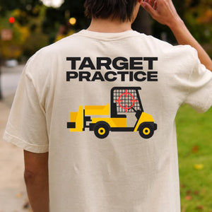 Target Practice Forklift Crosshair Golf Tee