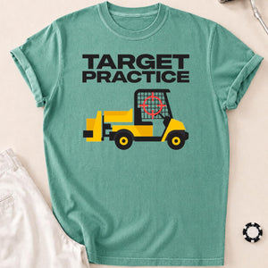 Target Practice Forklift Crosshair Golf Tee