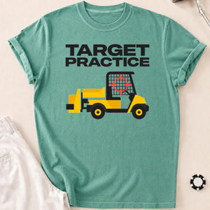 Target Practice Forklift Crosshair Golf Tee