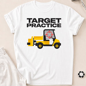 Target Practice Forklift Crosshair Golf Tee