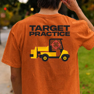 Target Practice Forklift Crosshair Golf Tee