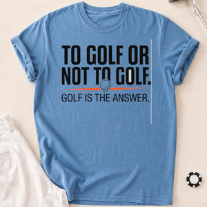To Golf Or Not To Golf