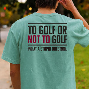 To Golf Or Not To Golf V2