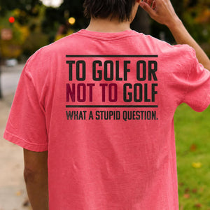 To Golf Or Not To Golf V2