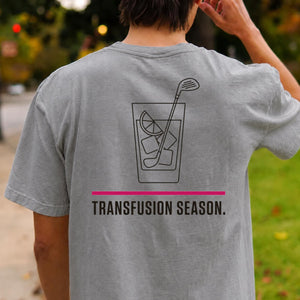 Transfusion Season Golf Tee Line Art
