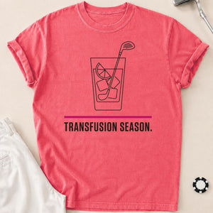 Transfusion Season Golf Tee Line Art