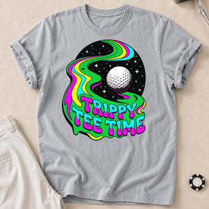 Trippy Tee Time Psychedelic Golf Tee
