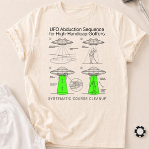 UFO Abduction Sequence For High-Handicap Golfers Golf Tee