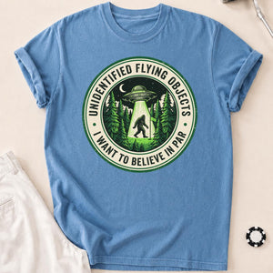 Unidentified Flying Objects I Want To Believe In Par Golf Tee