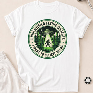 Unidentified Flying Objects I Want To Believe In Par Golf Tee
