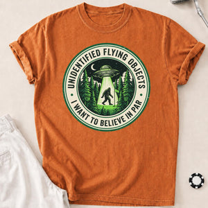 Unidentified Flying Objects I Want To Believe In Par Golf Tee