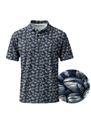 The Shark Mood Polo Golf Polo