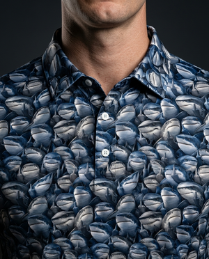 The Shark Mood Polo Golf Polo
