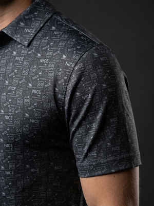 The Charcoal Club Golf Polo