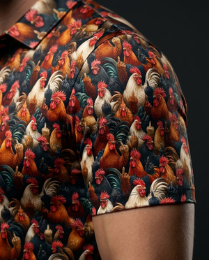The Cocky Rooster Polo Golf Polo