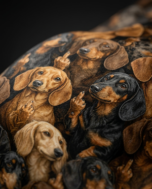 Dachshund Golf Polo