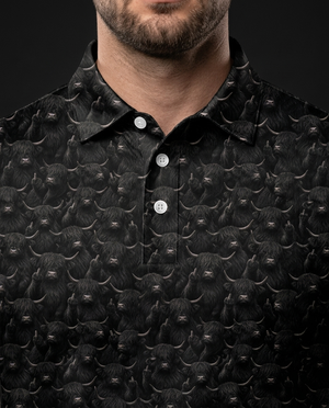The Moo Mood Polo Golf Polo