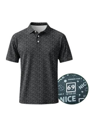 The Charcoal Club Golf Polo