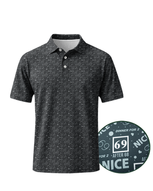 The Charcoal Club Golf Polo