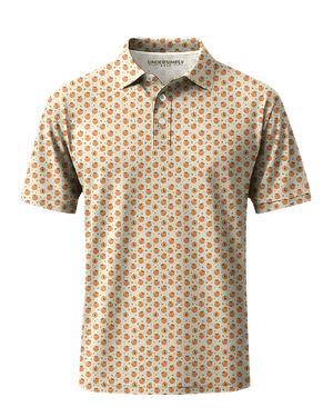 Peach Please Golf Polo