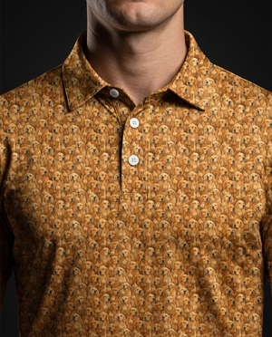 Golden Retriever Golf Polo