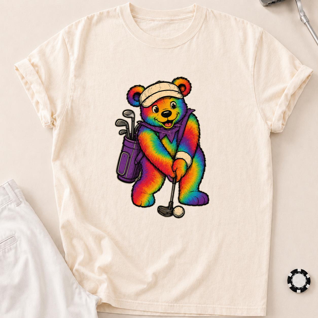 Bearly Made the Putt Golf Tee T-Shirt - Ivory