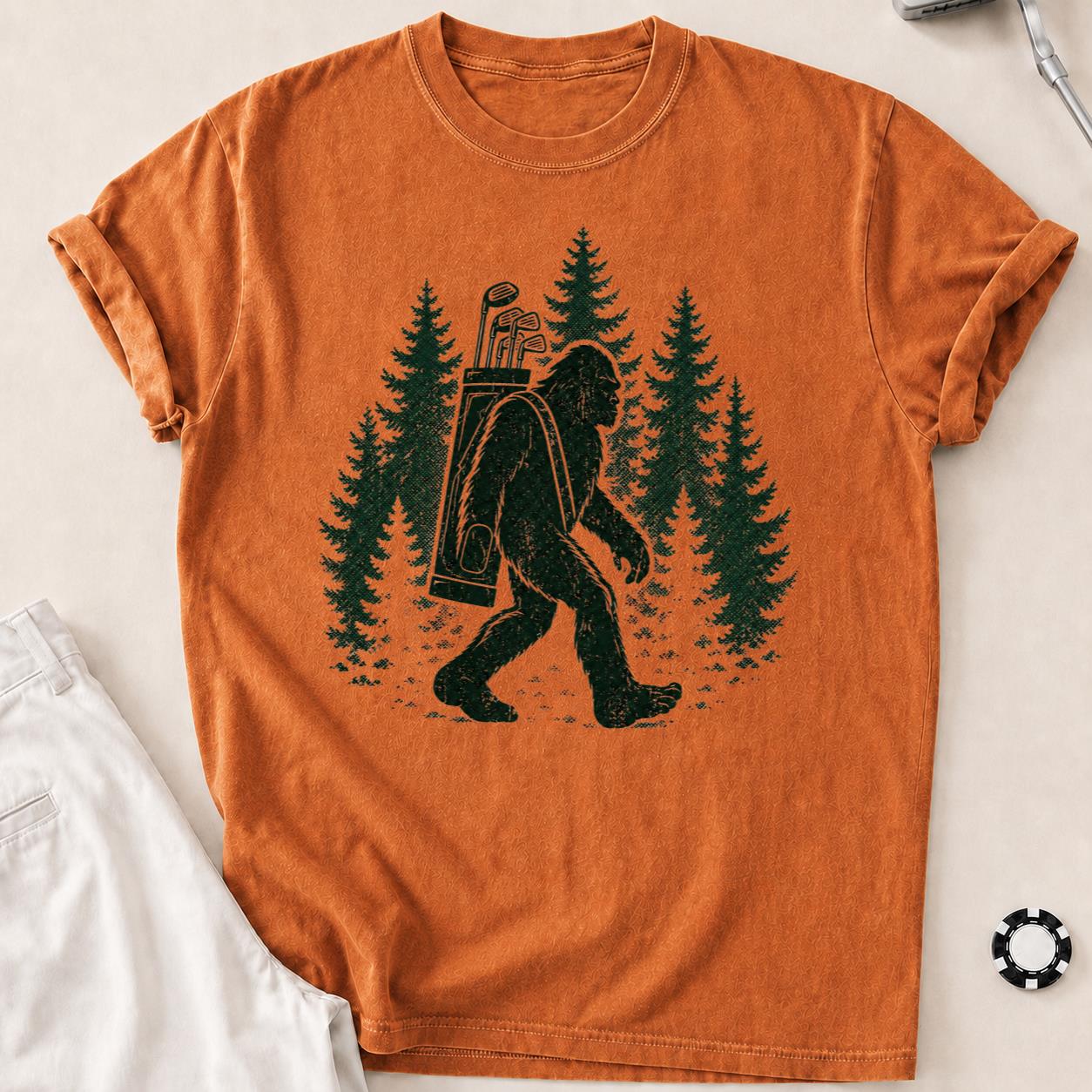 Fairway Footprints T-Shirt - Yam