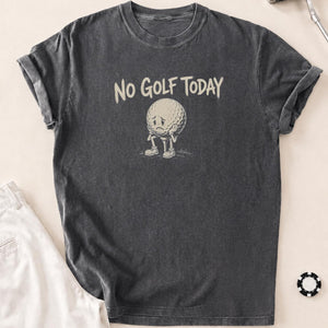 No Tee Time, No Good Time Golf Tee T-Shirt - Pepper