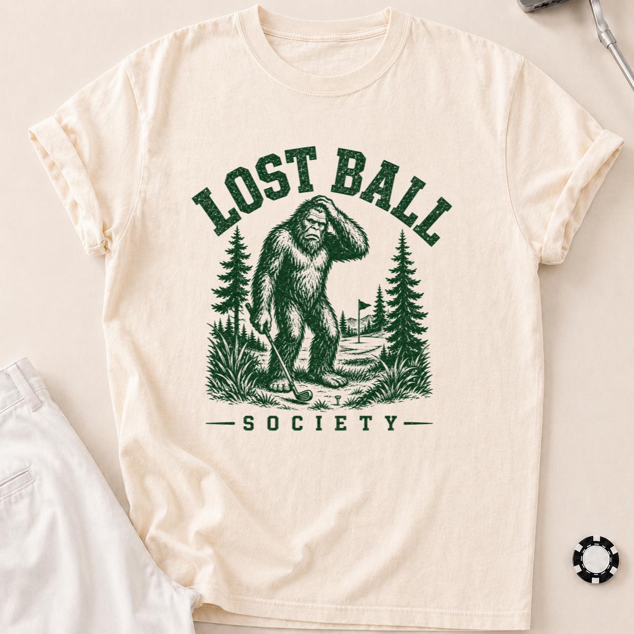 Lost Ball Society T-Shirt - Ivory
