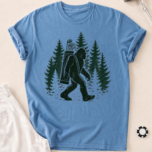 Fairway Footprints T-Shirt - Blue Jean