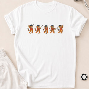 Roar & Fore Tiger Golf Tee T-Shirt - White