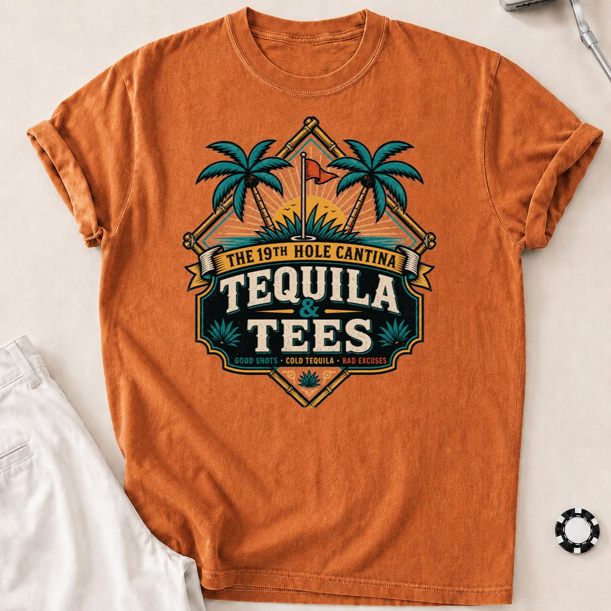 19th Hole Cantina Tequila Tees