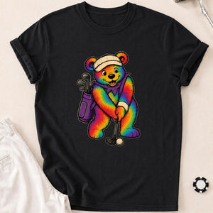 Bearly Made the Putt Golf Tee T-Shirt - Black