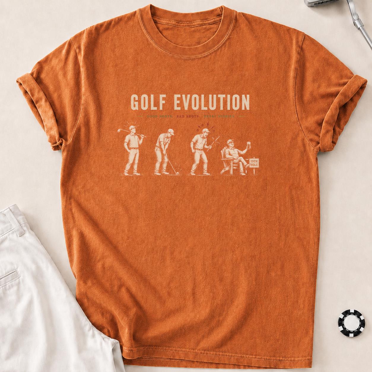 Golf Evolution T-Shirt - Yam